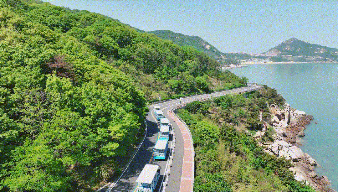 亿万先生MR观光车多次“结缘”连岛，助力景区高质量发展